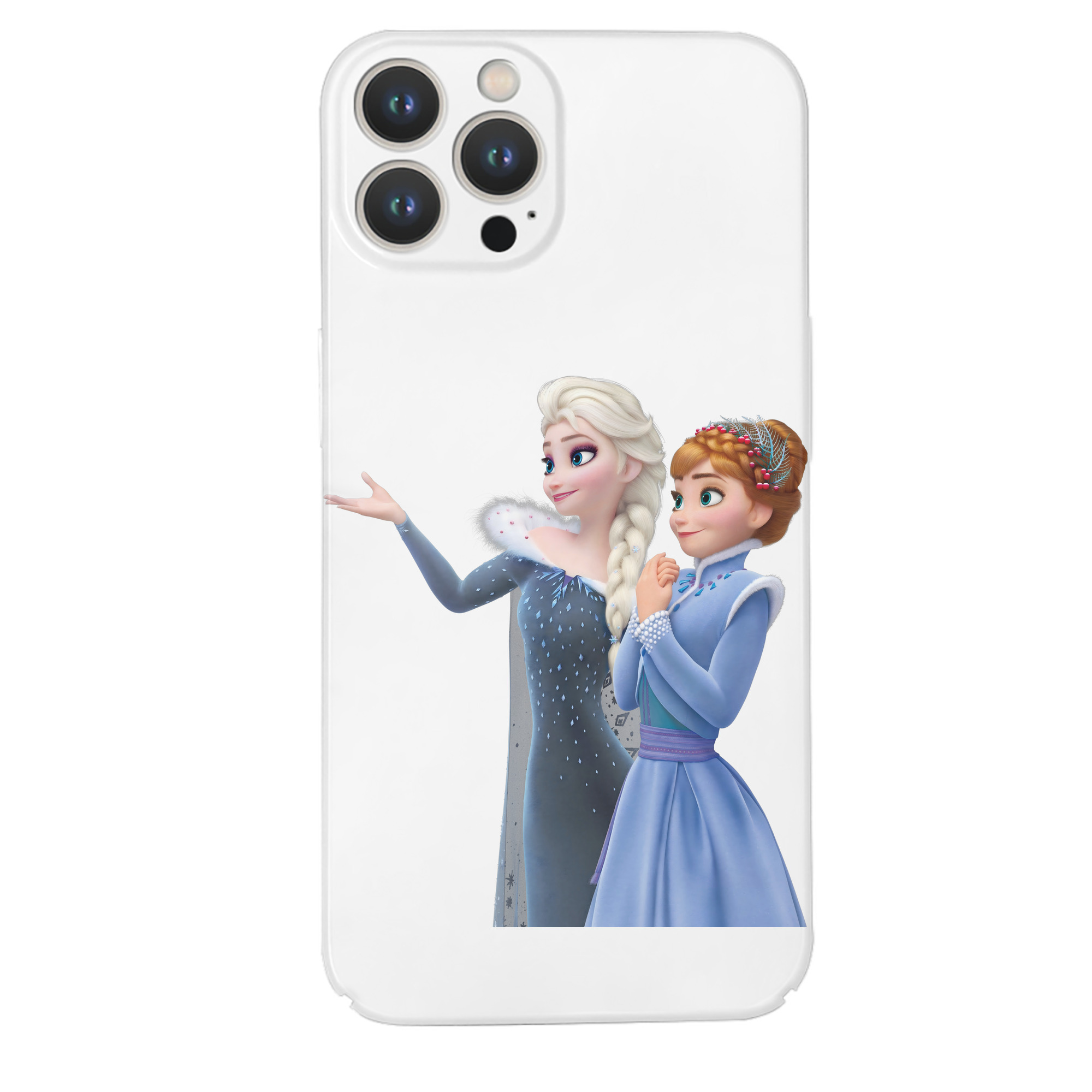（画像用） アナと雪の女王 アンナ エルサ Frozen Anna Elsa 【iPhone 14シリーズ対応】ハードケース
